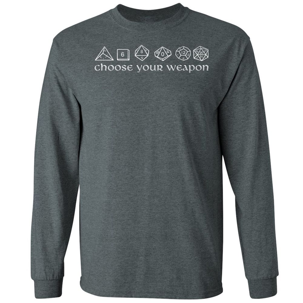 Long Sleeve T-Shirt - Y5UCP8VF - Dark Heather - 15