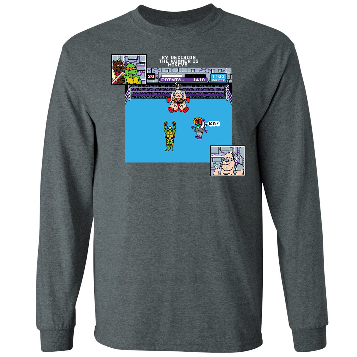 Long Sleeve T-Shirt - NWL6K7VX - Dark Heather - 15