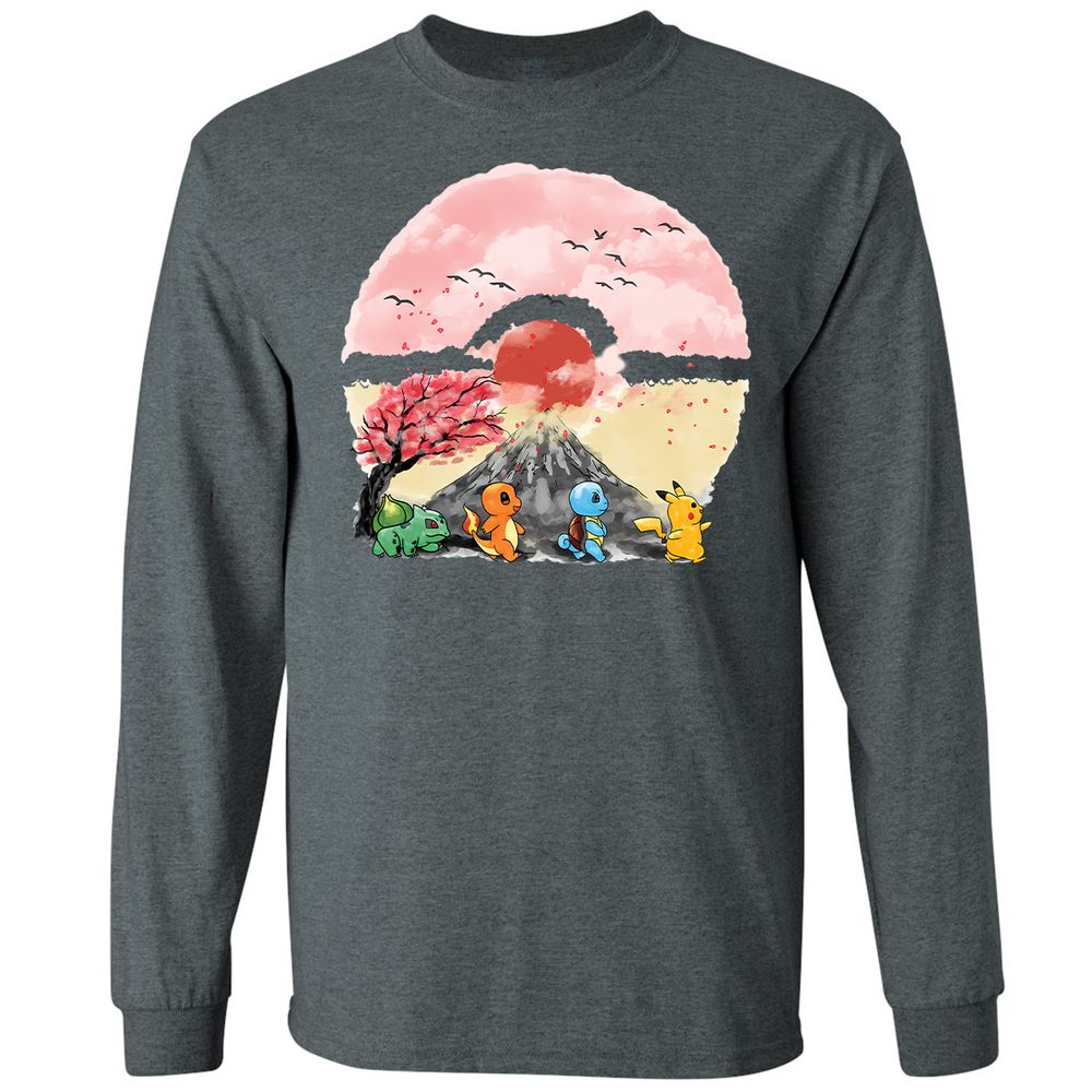 Long Sleeve T-Shirt - 2KAD3BEV - Dark Heather - 15