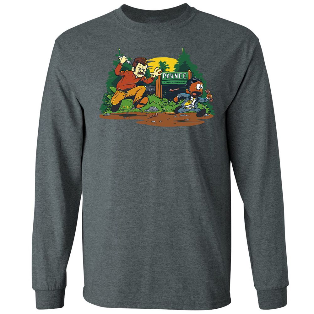 Long Sleeve T-Shirt - KHVZZC1U - Dark Heather - 15