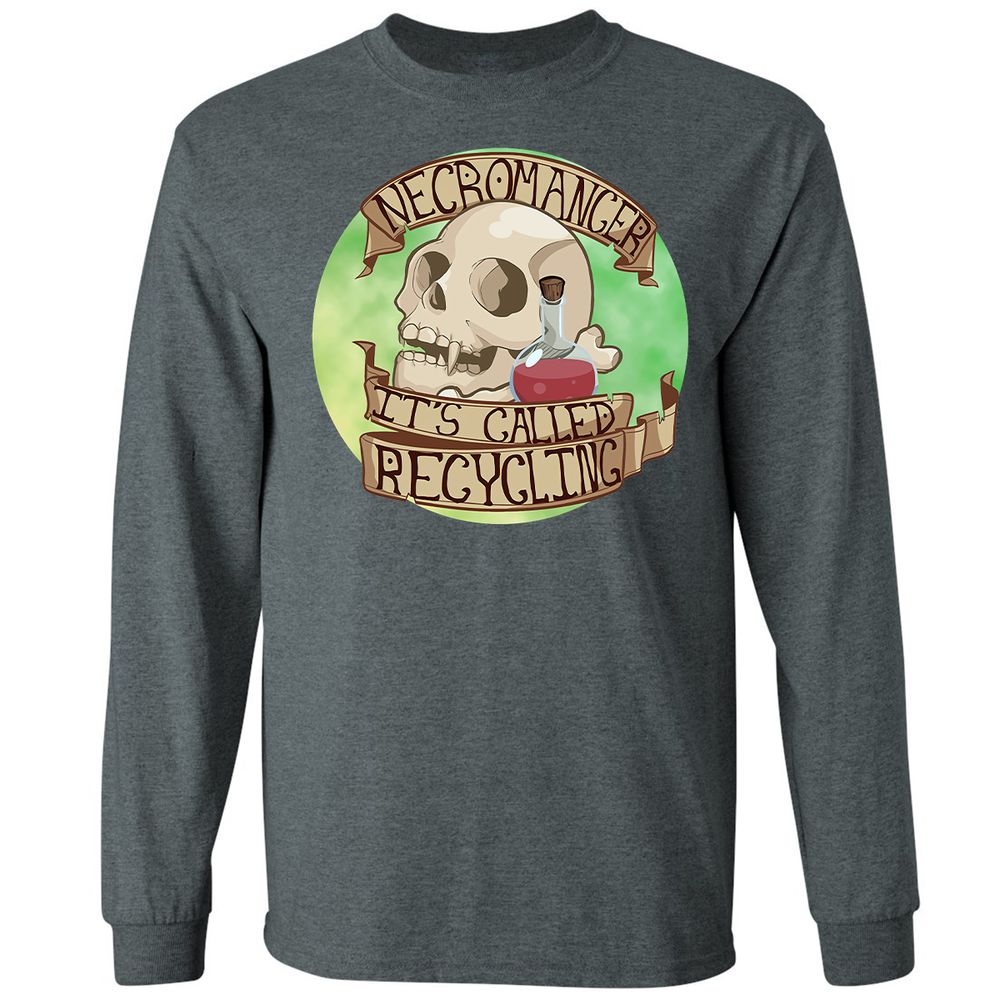 Long Sleeve T-Shirt - 8ZQGLXN7 - Dark Heather - 15