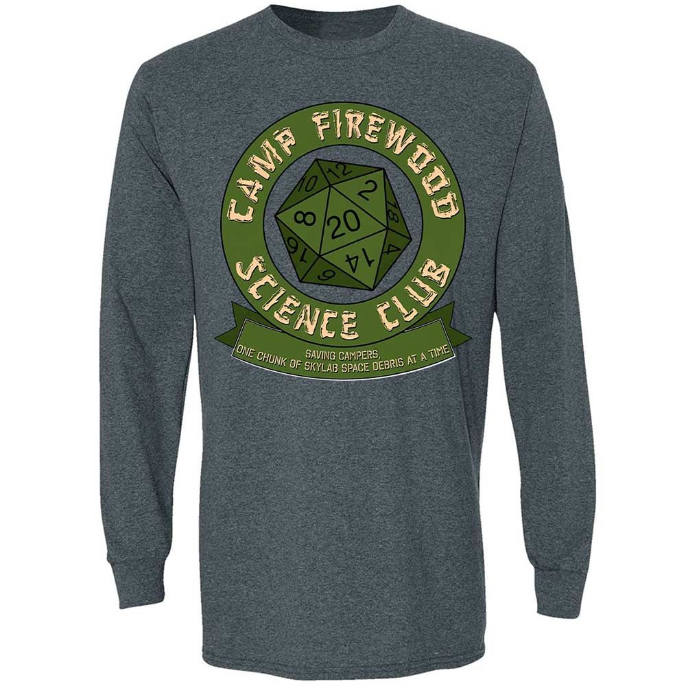 Camp Firewood Science Club - Dark Heather - 15