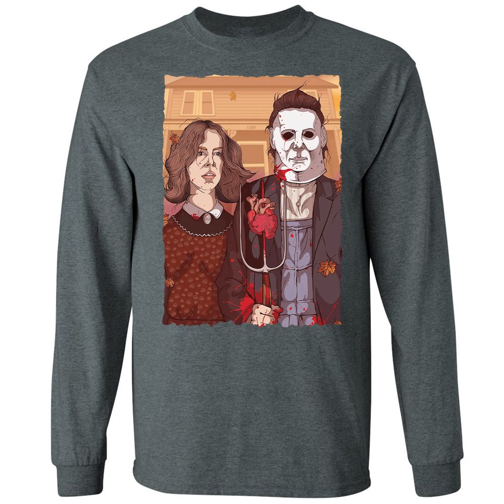 Long Sleeve T-Shirt - NELYS14F - Dark Heather - 15