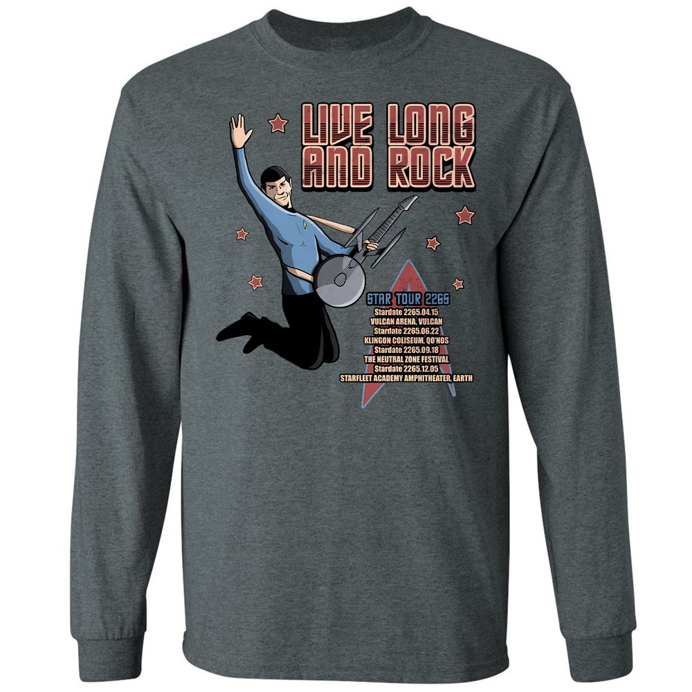 Long Sleeve T-Shirt - FLGH4G91 - Dark Heather - 15