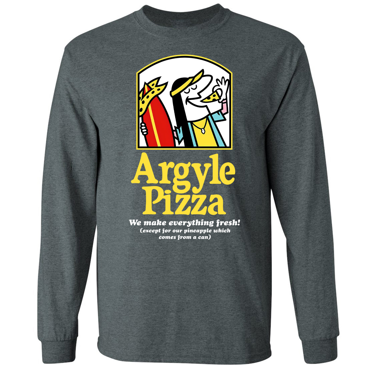 Long Sleeve T-Shirt - FEWWWZ4Z - Dark Heather - 15