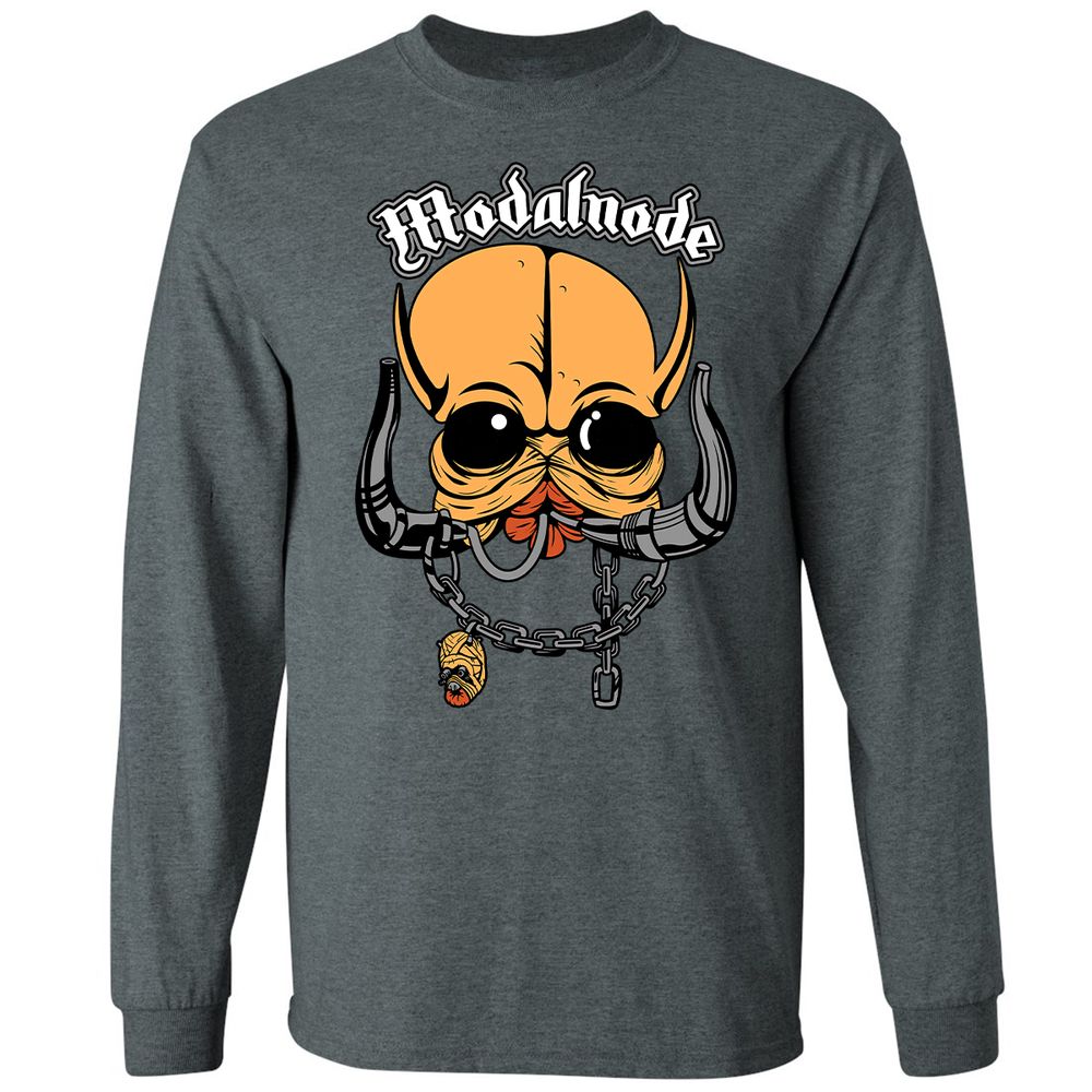 Long Sleeve T-Shirt - QEL6RL58 - Dark Heather - 15