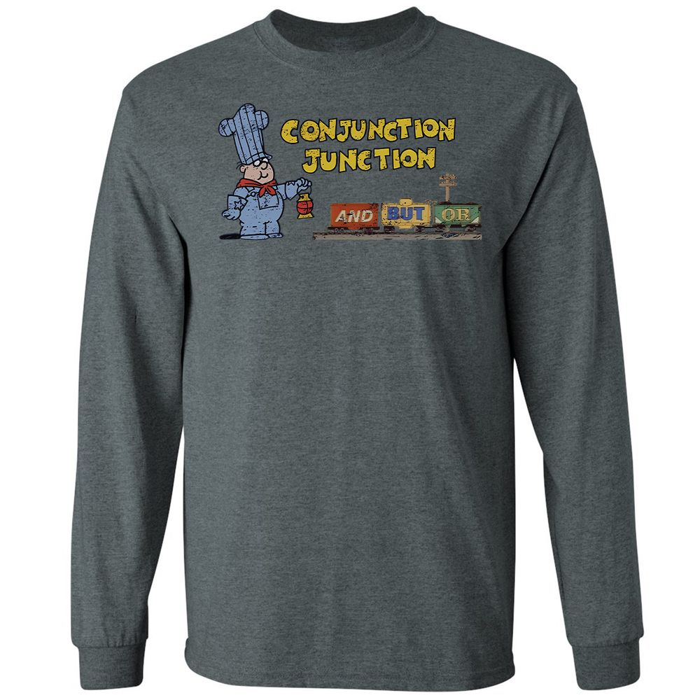 Long Sleeve T-Shirt - QVHULNJN - Dark Heather - 15
