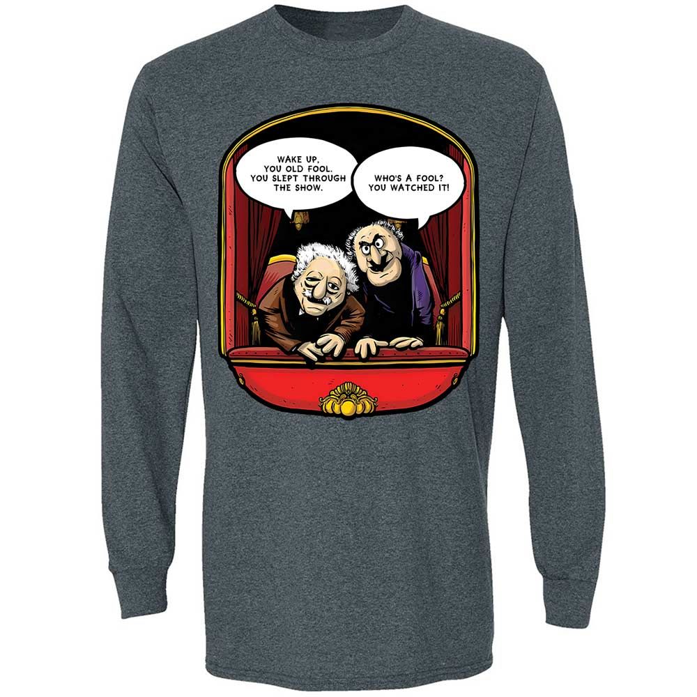 Statler and Waldorf (Wake Up) - Dark Heather - 15