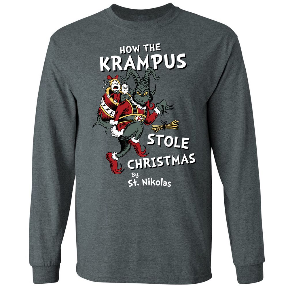Long Sleeve T-Shirt - FF6GG9C9 - Dark Heather - 15