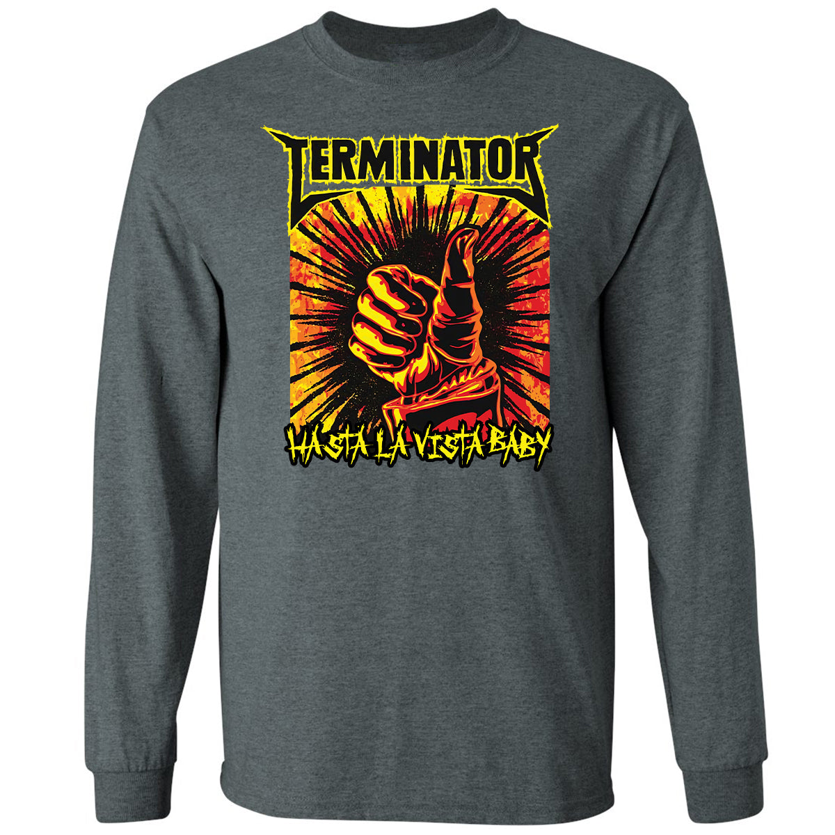 Long Sleeve T-Shirt - N4LPKCVM - Dark Heather - 15