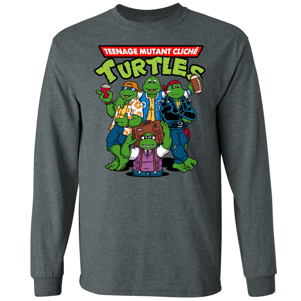 Long Sleeve T-Shirt - YN1NP9Q9 - Dark Heather - 15