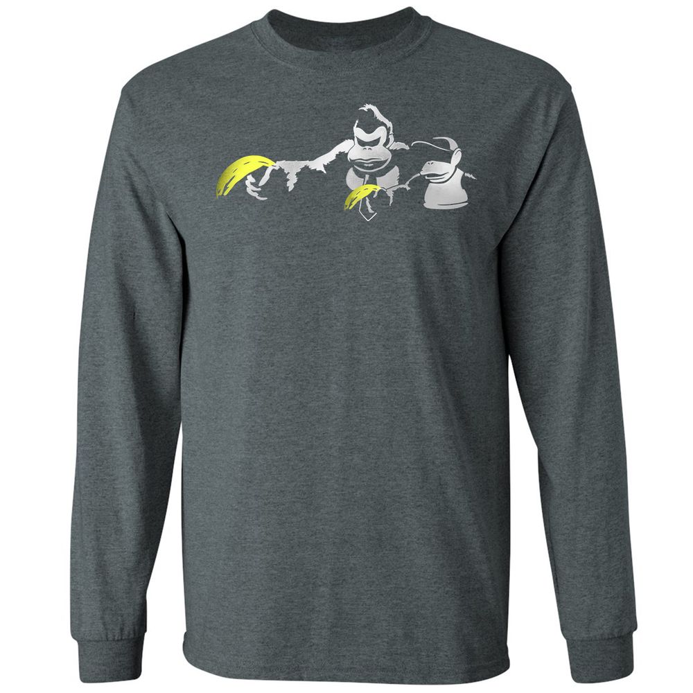 Long Sleeve T-Shirt - 7ZB3SP3F - Dark Heather - 15