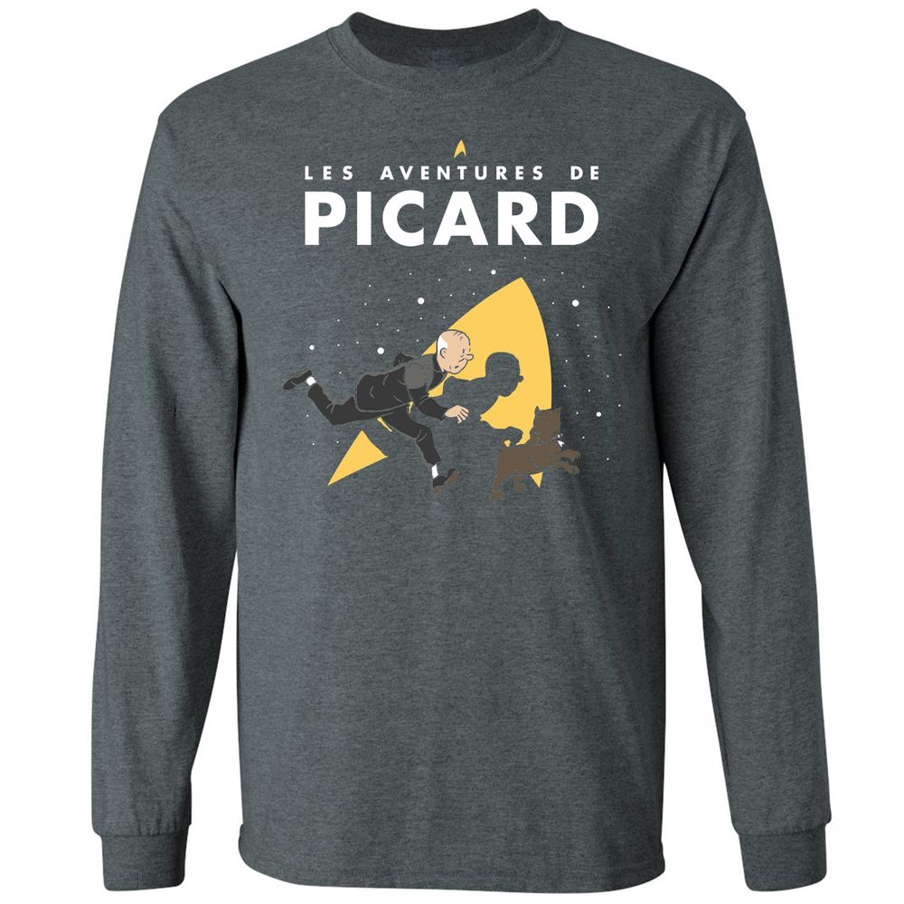 Long Sleeve T-Shirt - 9V8HVB7N - Dark Heather - 15