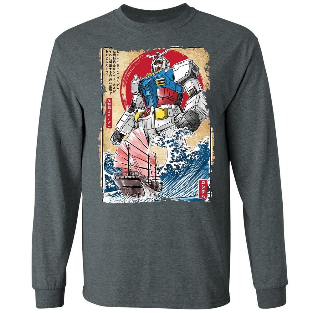 Long Sleeve T-Shirt - 8BKZGNU1 - Dark Heather - 15