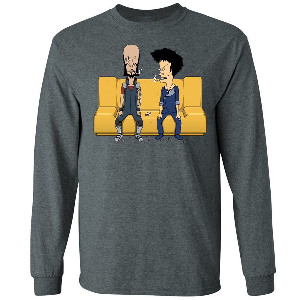 Long Sleeve T-Shirt - F6JNZQ3Y - Dark Heather - 15