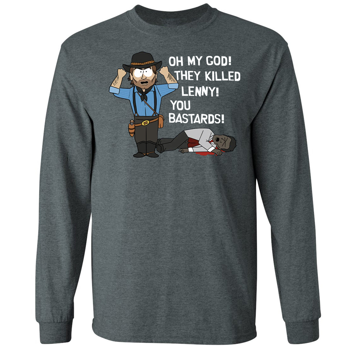 Long Sleeve T-Shirt - JJHRPBCZ - Dark Heather - 15