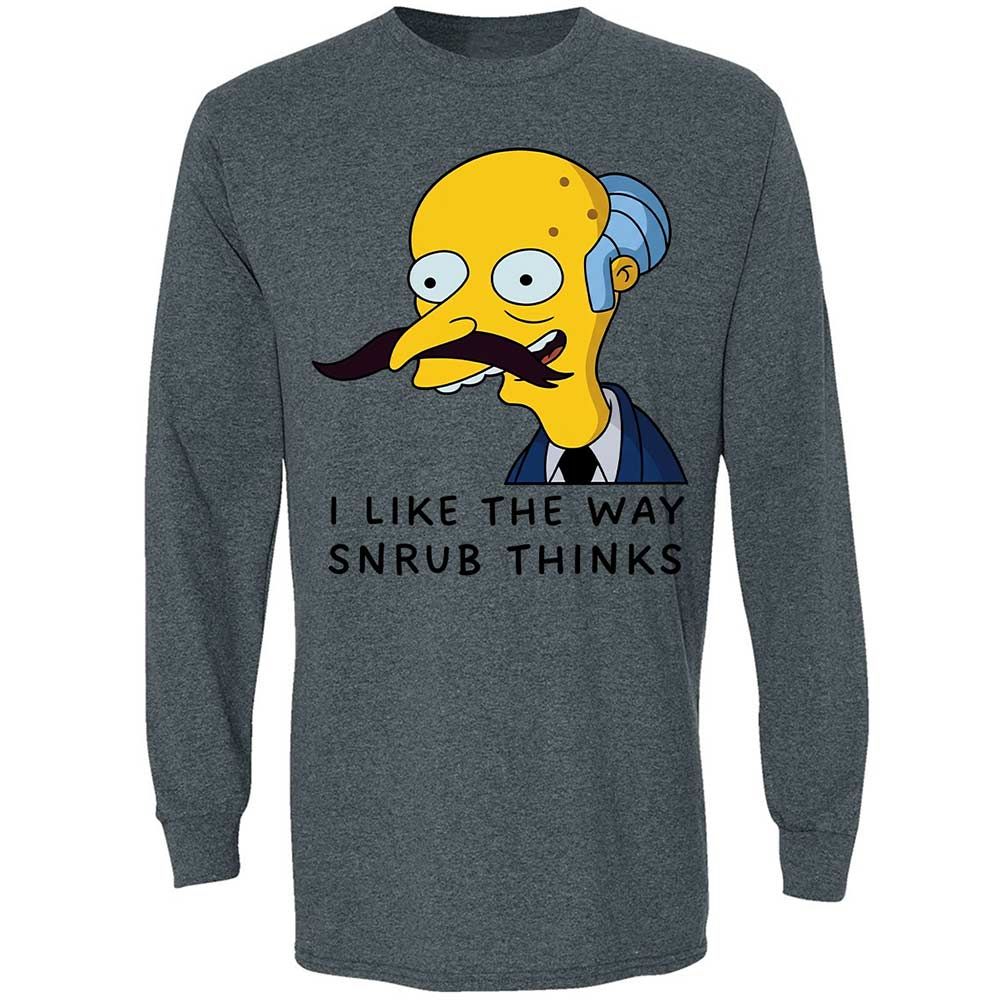 I Like the Way Snrub Thinks - Dark Heather - 15