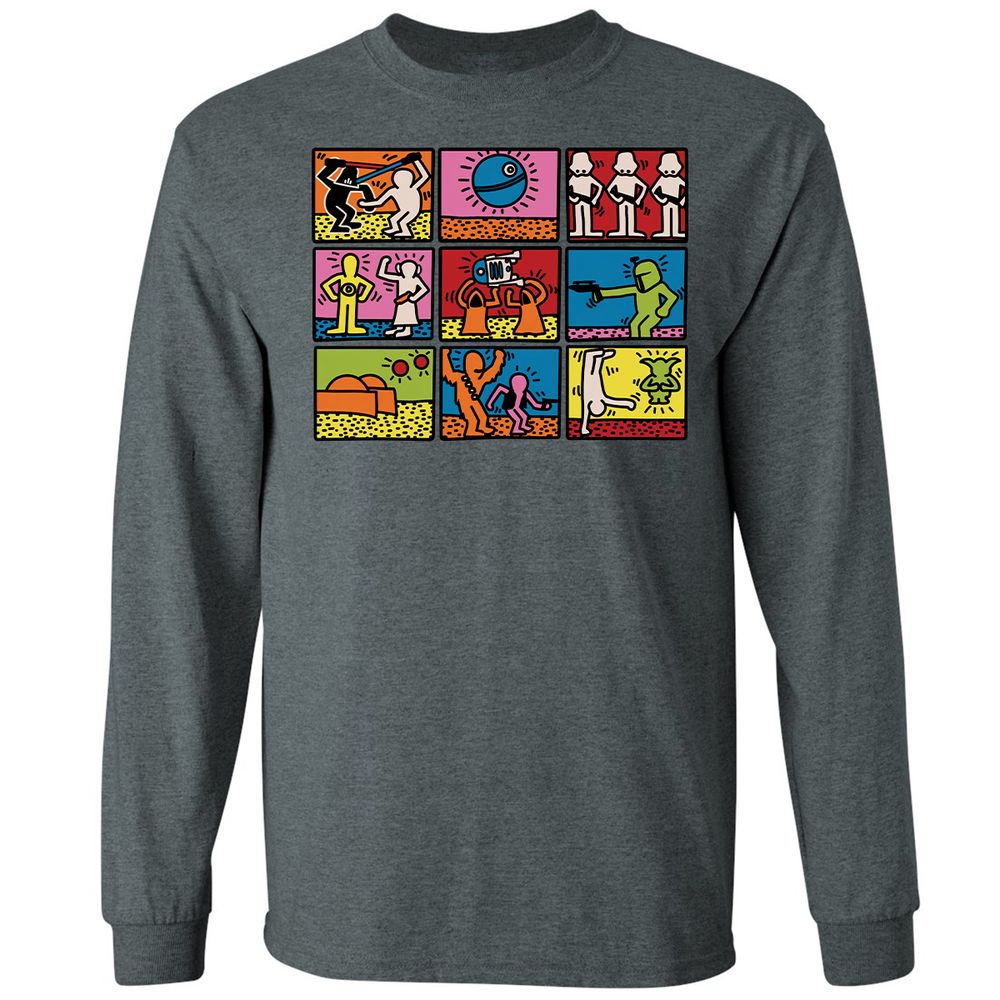 Long Sleeve T-Shirt - HAN7QM4A - Dark Heather - 15