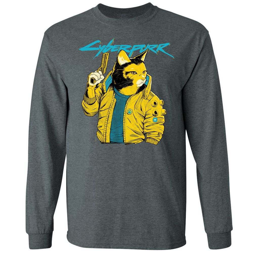 Long Sleeve T-Shirt - HF664LDU - Dark Heather - 15