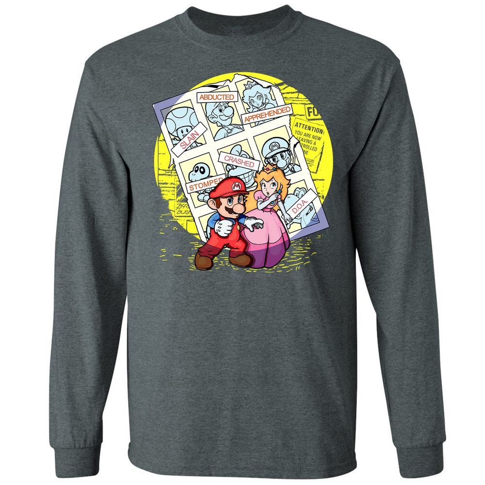 Long Sleeve T-Shirt - HP3GL6XE - Dark Heather - 15