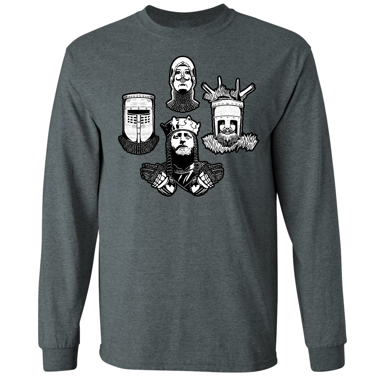 Long Sleeve T-Shirt - QPP17699 - Dark Heather - 15