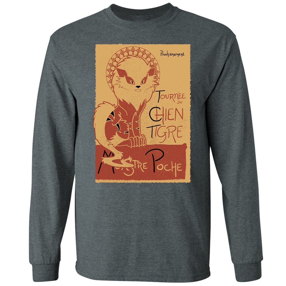 Long Sleeve T-Shirt - P89FL5Q8 - Dark Heather - 15