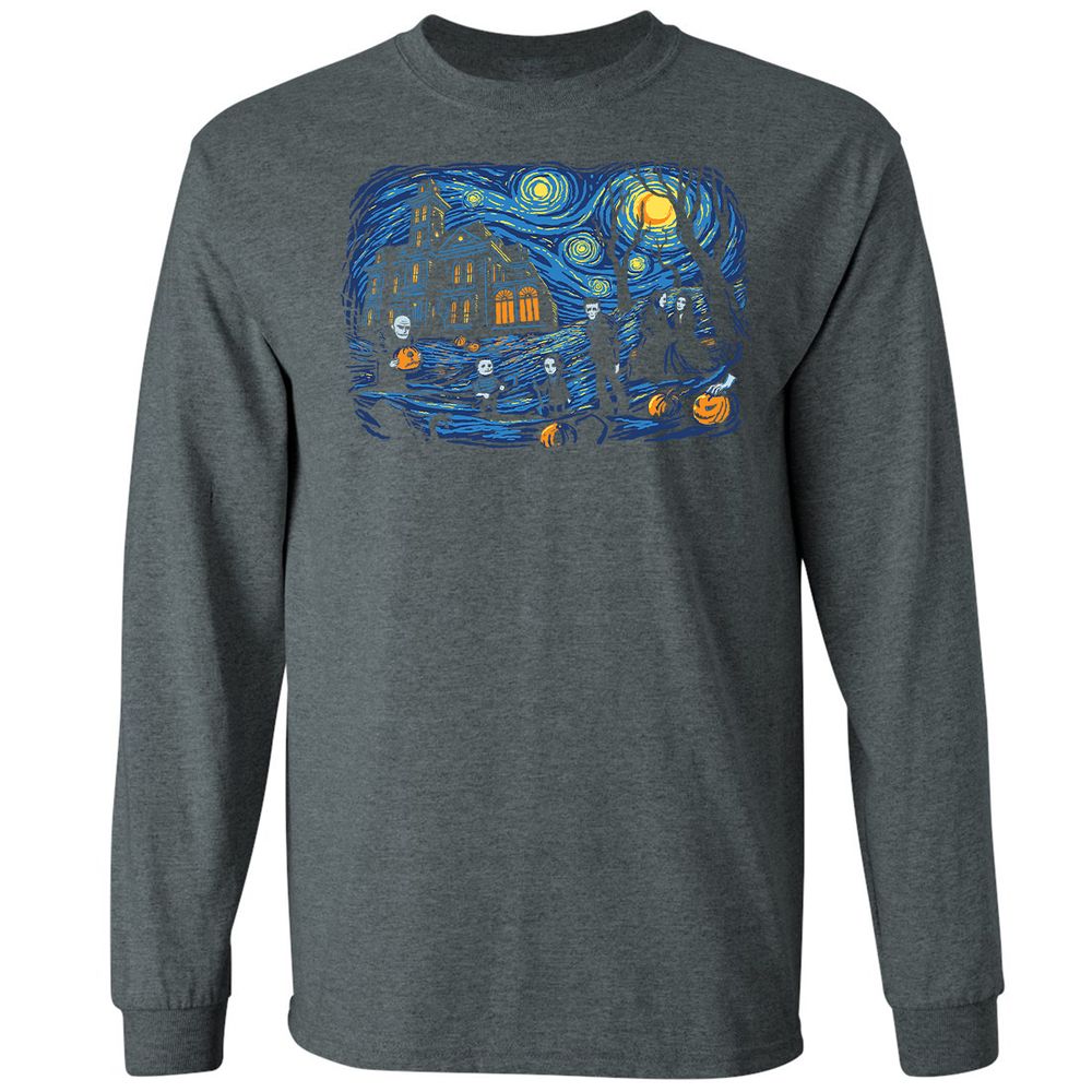 Long Sleeve T-Shirt - E9W7VKMY - Dark Heather - 15