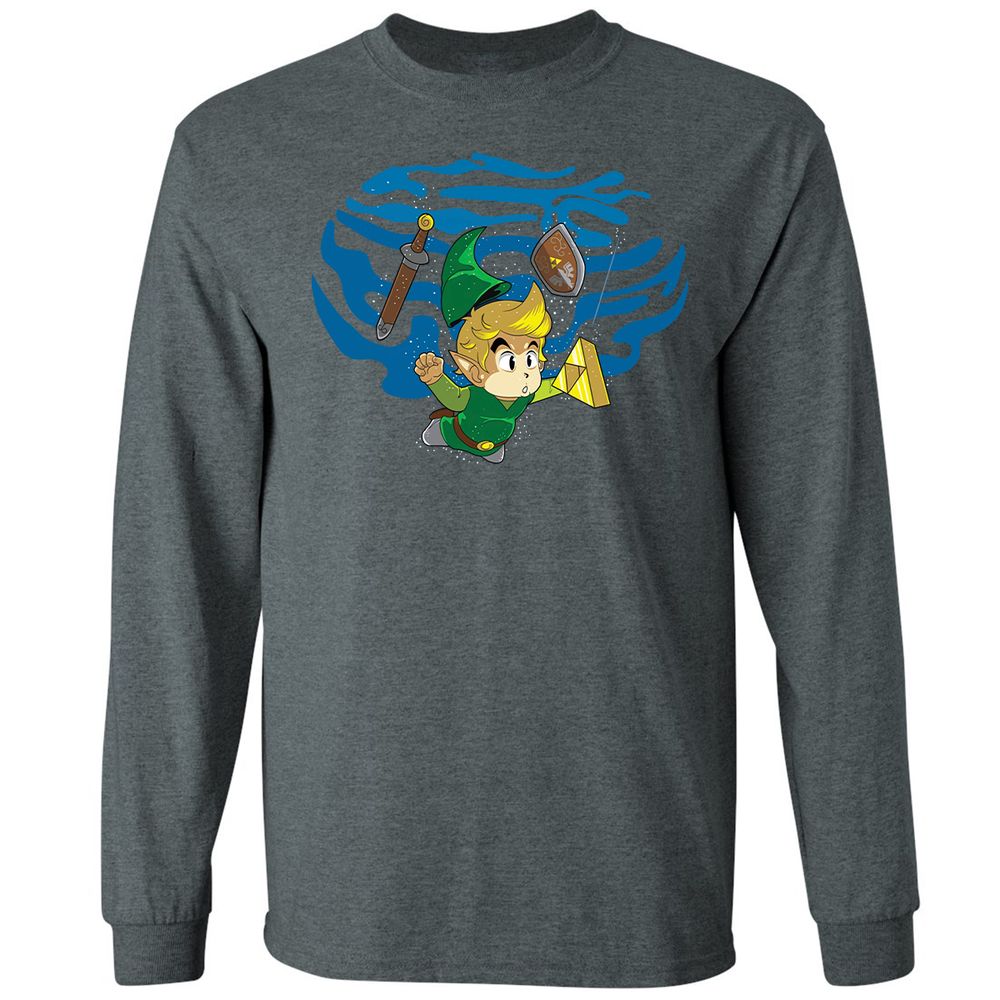 Long Sleeve T-Shirt - D3DEZA33 - Dark Heather - 15