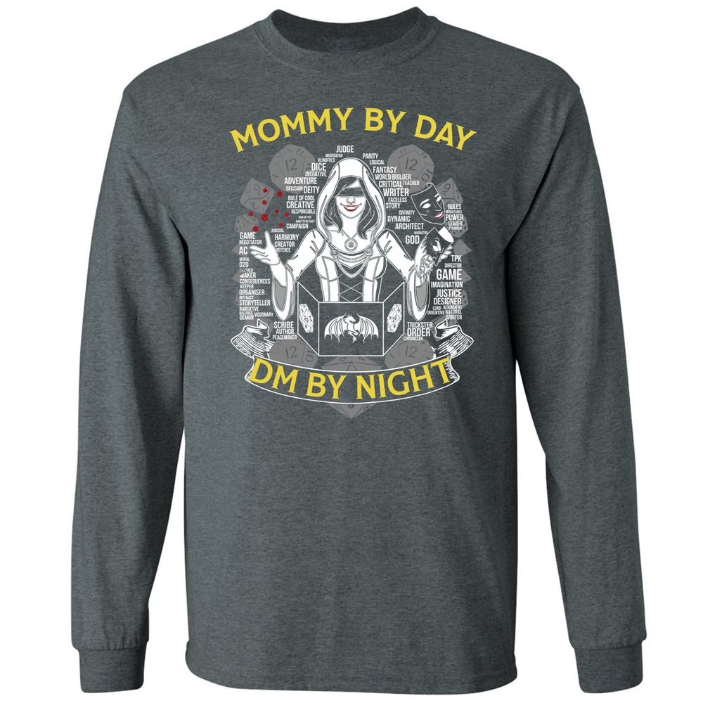 Long Sleeve T-Shirt - UPDM6JY9 - Dark Heather - 15