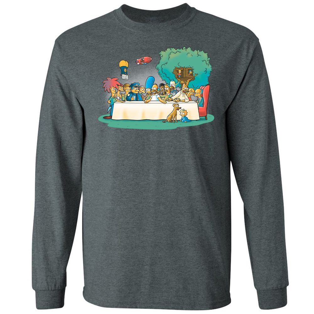 Long Sleeve T-Shirt - PMA55VB9 - Dark Heather - 15