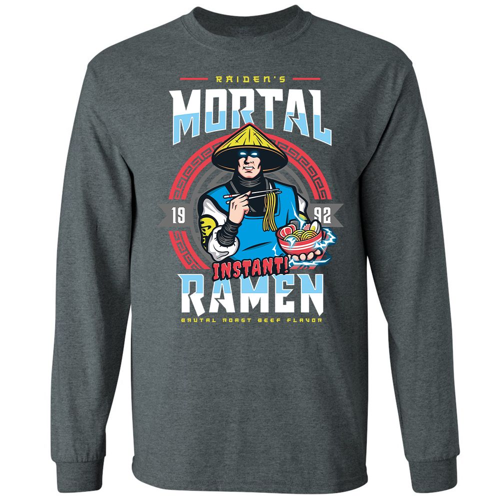 Long Sleeve T-Shirt - QPQF5W2G - Dark Heather - 15