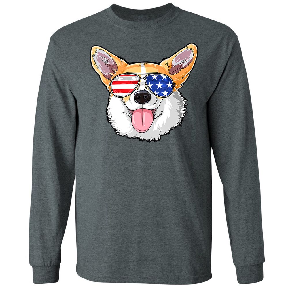 Long Sleeve T-Shirt - KGDN4CUG - Dark Heather - 15