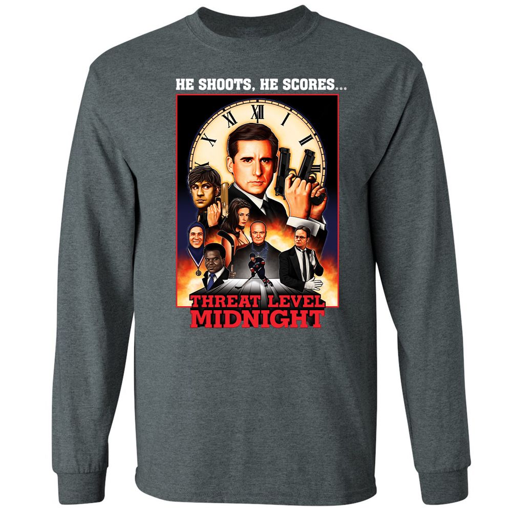 Long Sleeve T-Shirt - 14XJX6CS - Dark Heather - 15