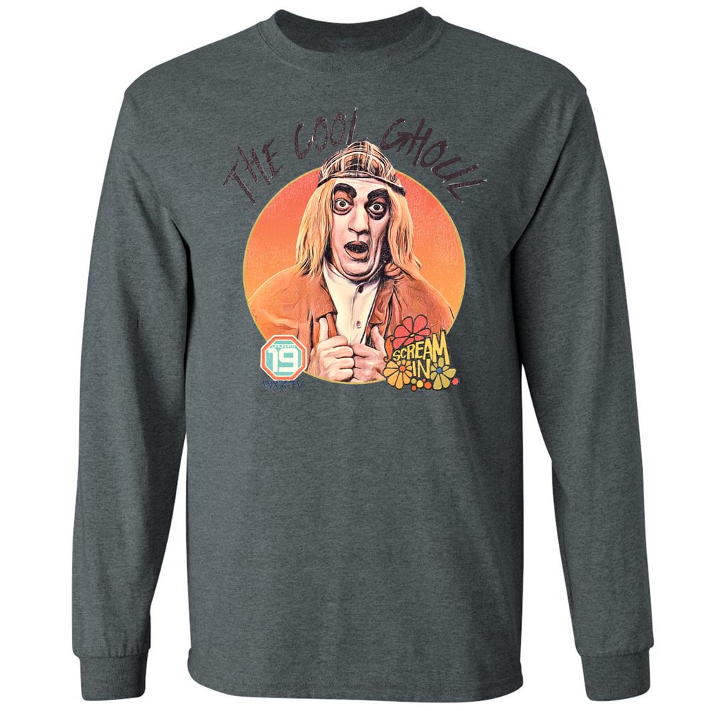 Long Sleeve T-Shirt - MHN8AZK7 - Dark Heather - 15