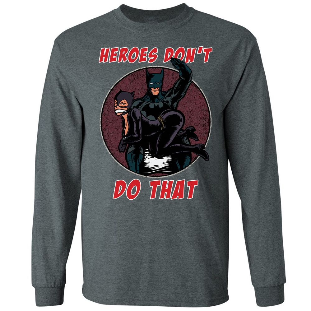 Long Sleeve T-Shirt - SH5NZQAV - Dark Heather - 15