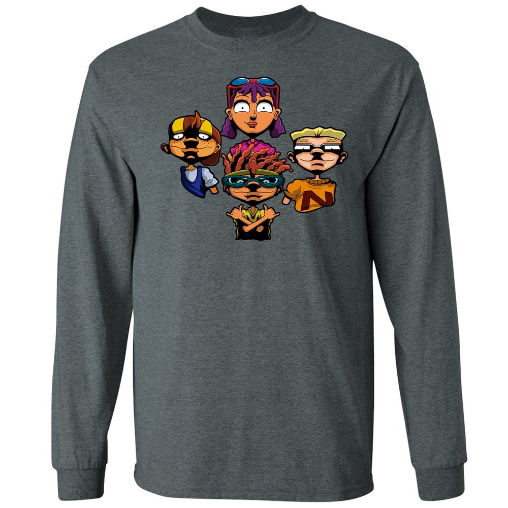 Long Sleeve T-Shirt - 6NDDE9Q8 - Dark Heather - 15