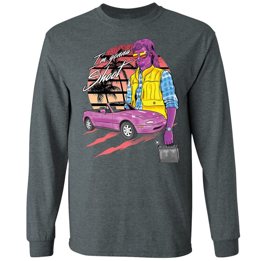 Long Sleeve T-Shirt - KZT8G1B5 - Dark Heather - 15