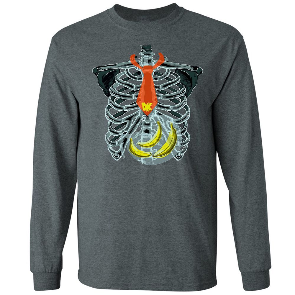 Long Sleeve T-Shirt - MCYR76Q4 - Dark Heather - 15