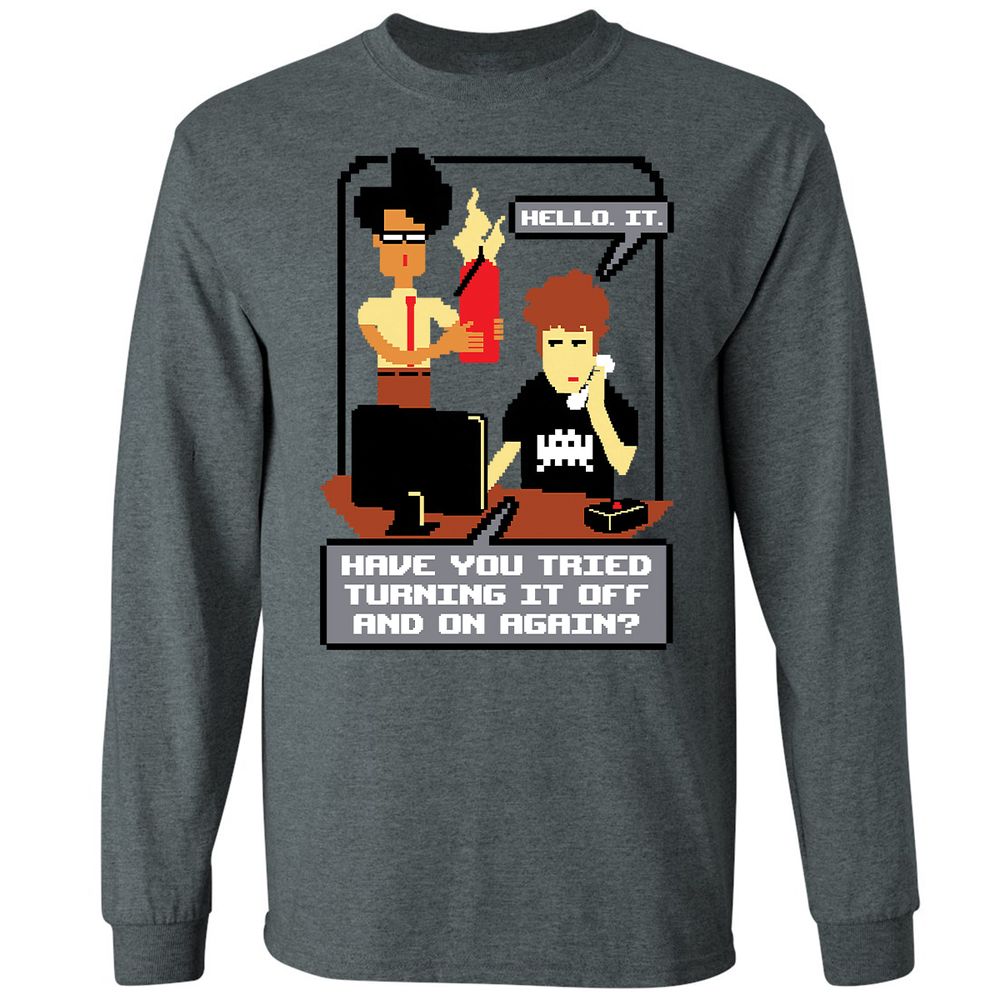 Long Sleeve T-Shirt - SQRDPTT9 - Dark Heather - 15