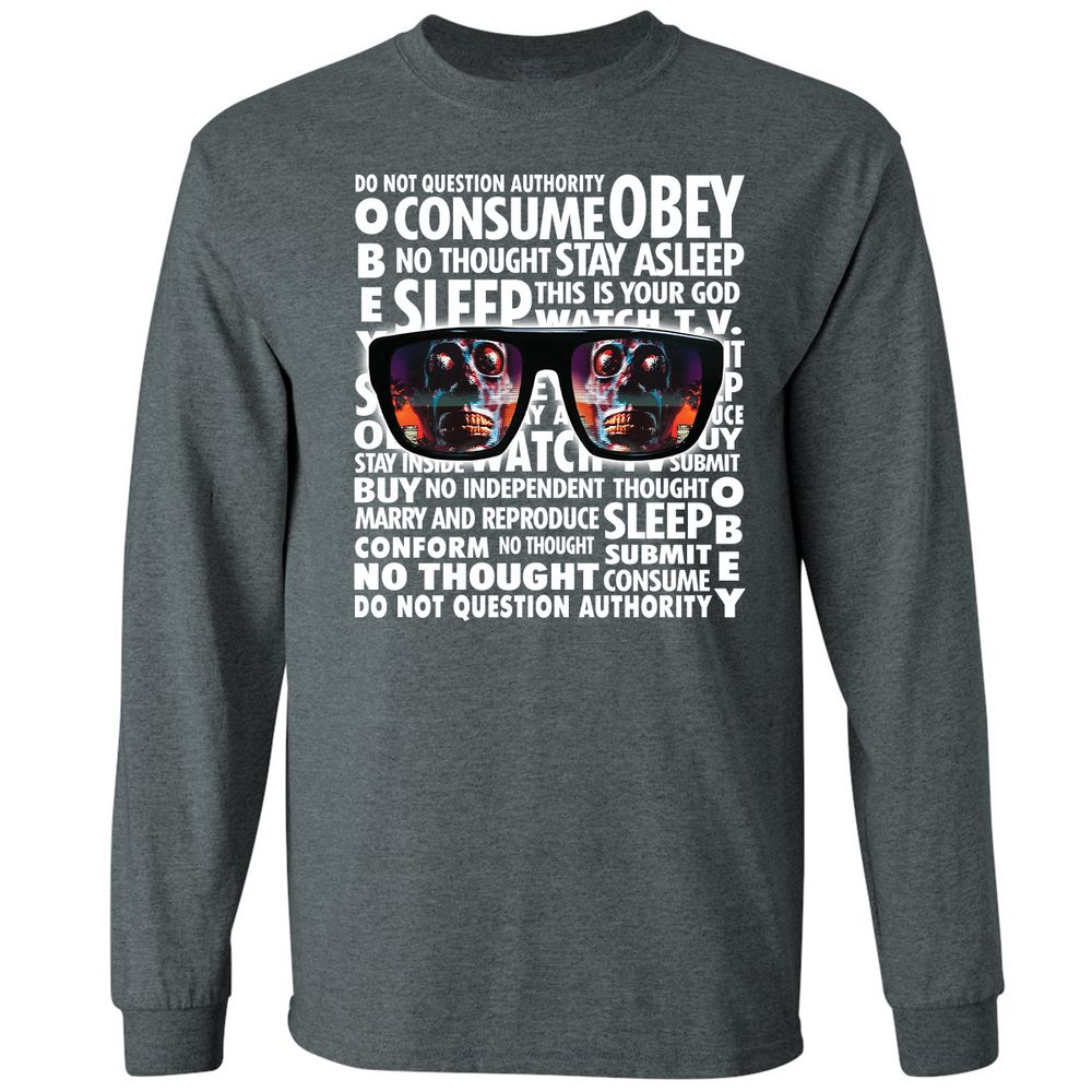 Long Sleeve T-Shirt - WJKSYSF4 - Dark Heather - 15