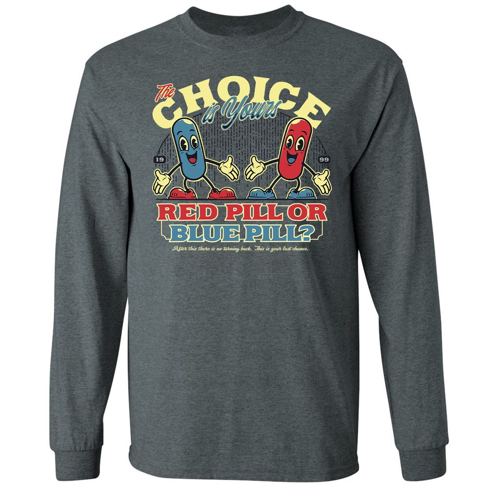 Long Sleeve T-Shirt - 1L7QJMW6 - Dark Heather - 15
