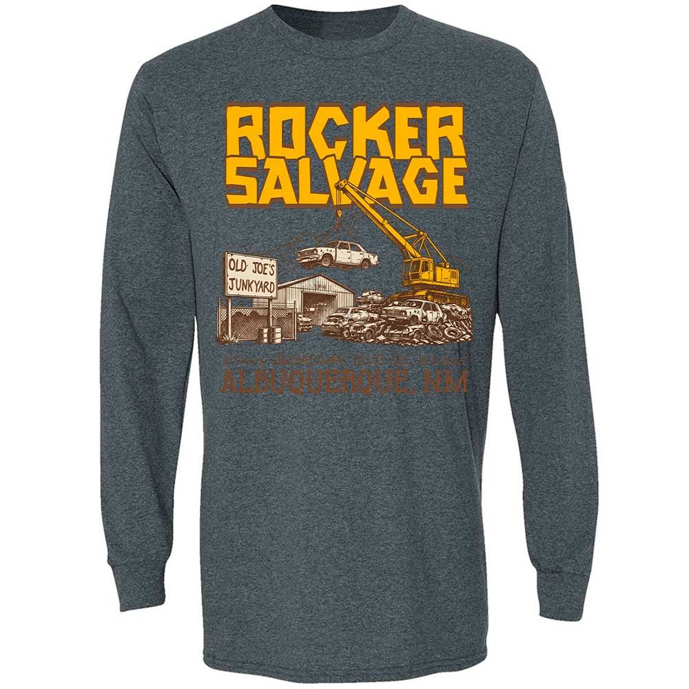 Long Sleeve T-Shirt - 9B49SAX6 - Dark Heather - 15