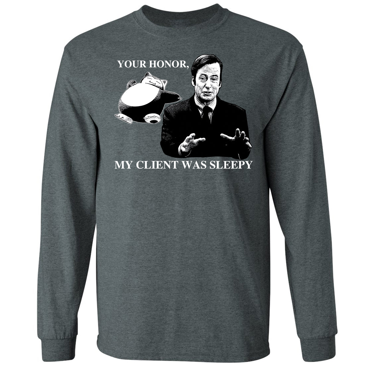 Long Sleeve T-Shirt - Z76VYP2R - Dark Heather - 15