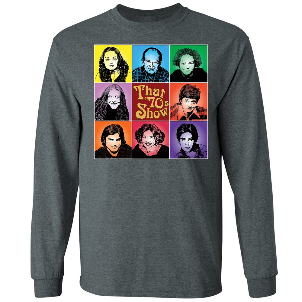 Long Sleeve T-Shirt - RPE8PUQ6 - Dark Heather - 15