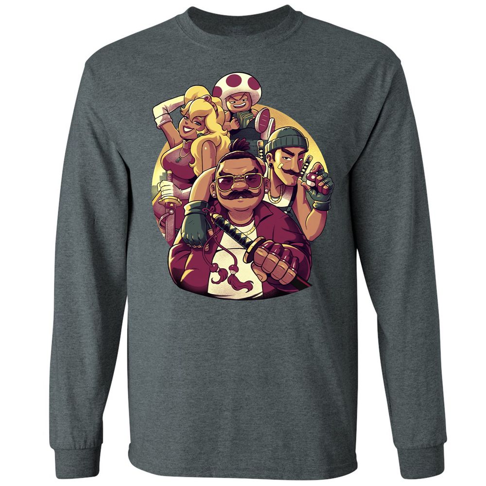 Long Sleeve T-Shirt - 2E2PHC8T - Dark Heather - 15