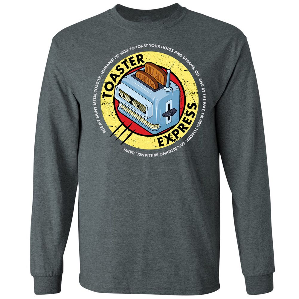 Long Sleeve T-Shirt - UPWF6Y5M - Dark Heather - 15