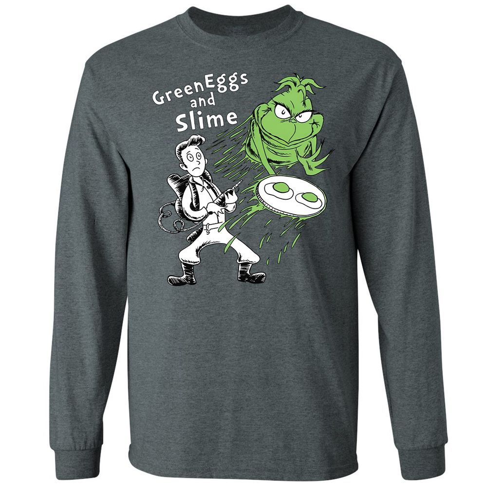 Long Sleeve T-Shirt - Q482HNZJ - Dark Heather - 15