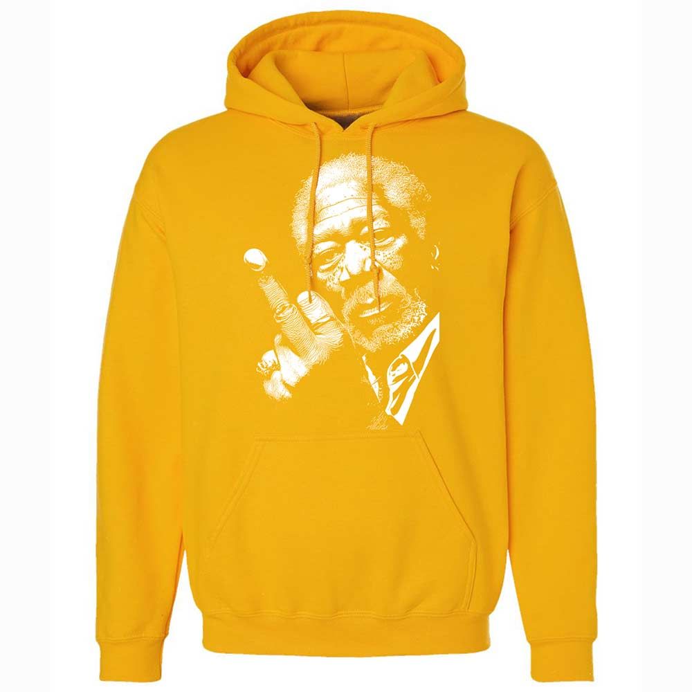 Morgan Freeman middle finger - Gold - 15