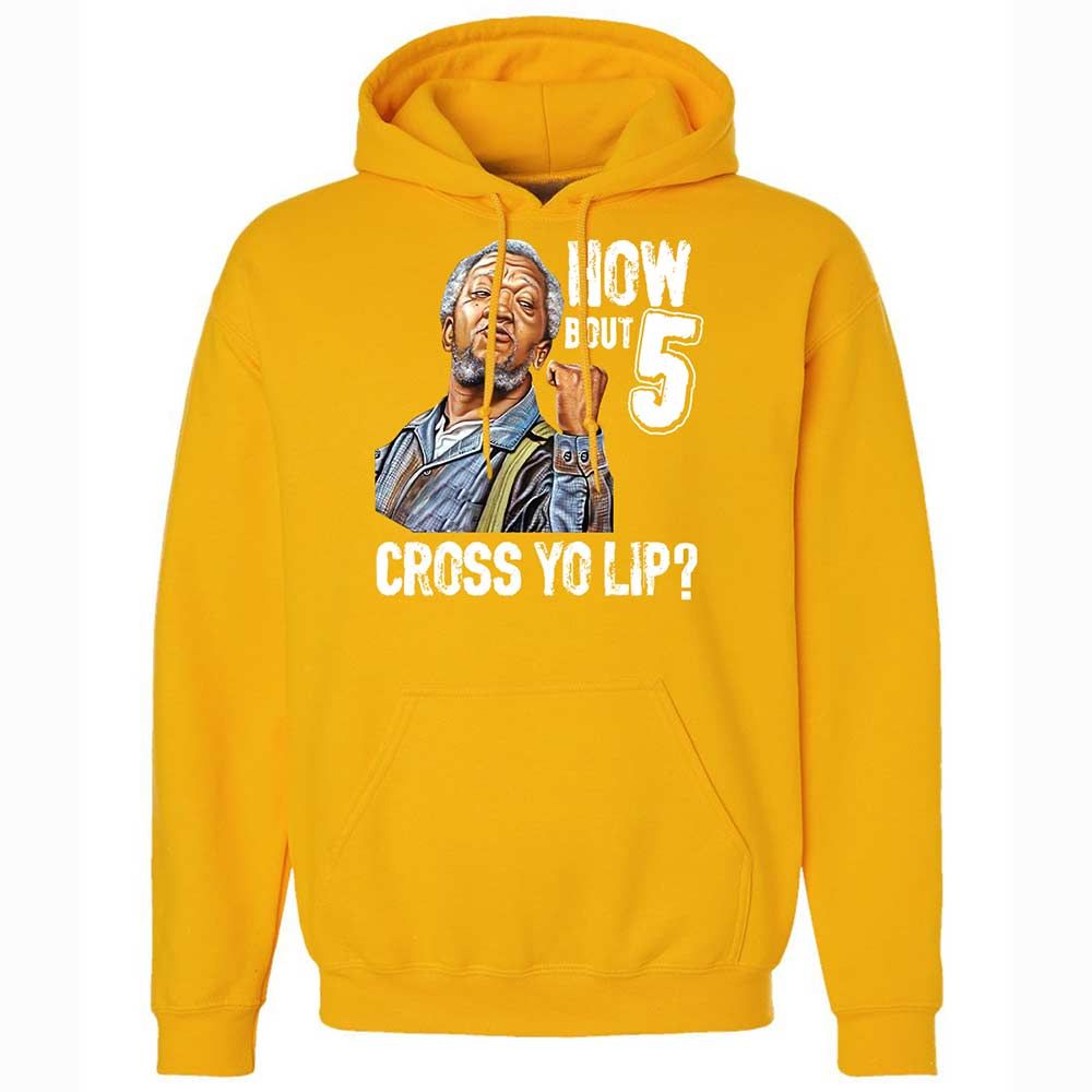 How bout 5 cross yo lip - Gold - 15
