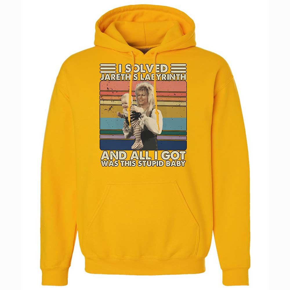 Classic Unisex Hoodie - HTBTVYAU - Gold - 15